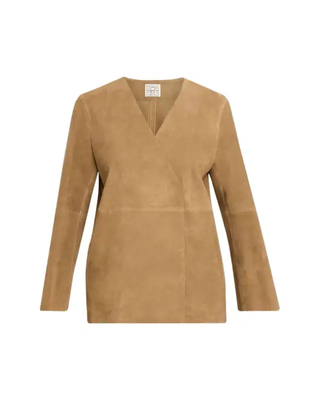 V-Neck Suede Blazer V-Neck Suede Blazer