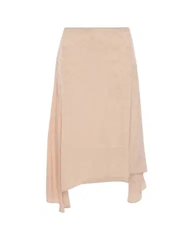 Victoria Beckham Asymmetric Draped Floral Jacquard Midi Skirt | Thumbnail 1 Victoria Beckham Asymmetric Draped Floral Jacquard Midi Skirt | Thumbnail 1