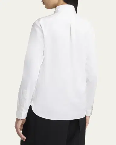 Tom Ford Scalloped Lace-Trim Button-Down Shirt | Thumbnail 3 Tom Ford Scalloped Lace-Trim Button-Down Shirt | Thumbnail 3