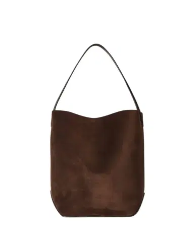 The Row Park Medium North-South Tote Bag in Suede | Thumbnail 1 The Row Park Medium North-South Tote Bag in Suede | Thumbnail 1