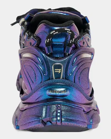 Balenciaga Men's Runner Iridescent Low-Top Sneakers | Thumbnail 4 Balenciaga Men's Runner Iridescent Low-Top Sneakers | Thumbnail 4