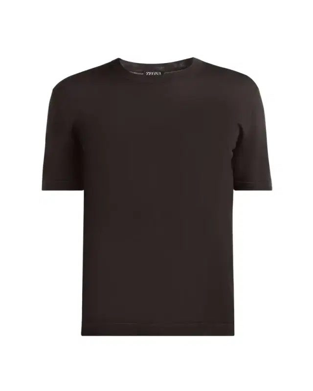 Men's Solid Knit Crewneck T-Shirt Men's Solid Knit Crewneck T-Shirt
