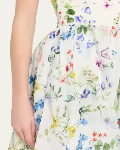 Alice + Olivia Chara Square-Neck Maxi Dress | Thumbnail 5 Alice + Olivia Chara Square-Neck Maxi Dress | Thumbnail 5