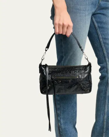 Balenciaga Le City Moto Mini Leather Shoulder Bag | Thumbnail 2 Balenciaga Le City Moto Mini Leather Shoulder Bag | Thumbnail 2