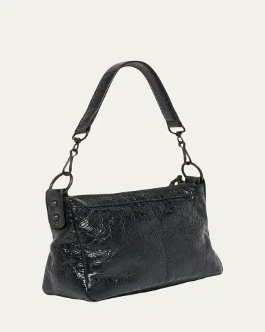 Balenciaga Le City Moto Mini Leather Shoulder Bag | Thumbnail 3 Balenciaga Le City Moto Mini Leather Shoulder Bag | Thumbnail 3
