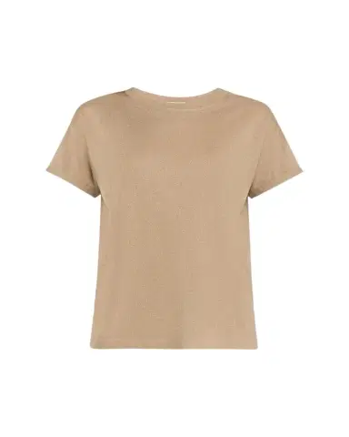 Brunello Cucinelli Shimmering Cashmere Short-Sleeve Crewneck Sweater | Thumbnail 1 Brunello Cucinelli Shimmering Cashmere Short-Sleeve Crewneck Sweater | Thumbnail 1