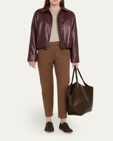 Brunello Cucinelli Shimmering Cable Knit Crewneck Sweater | Thumbnail 2 Brunello Cucinelli Shimmering Cable Knit Crewneck Sweater | Thumbnail 2