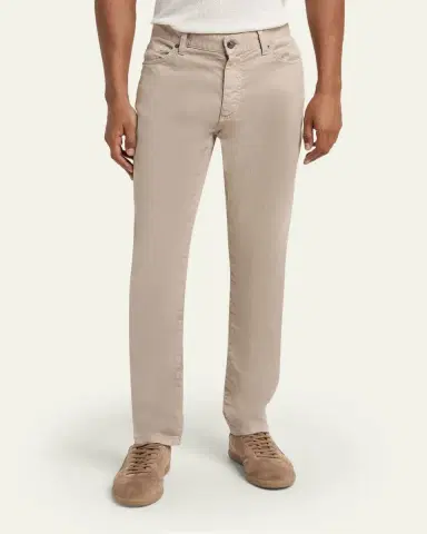 ZEGNA City Stretch Cotton-Linen Jeans | Thumbnail 4 ZEGNA City Stretch Cotton-Linen Jeans | Thumbnail 4