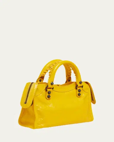 Balenciaga Le City Mini Leather Top-Handle Bag | Thumbnail 3 Balenciaga Le City Mini Leather Top-Handle Bag | Thumbnail 3
