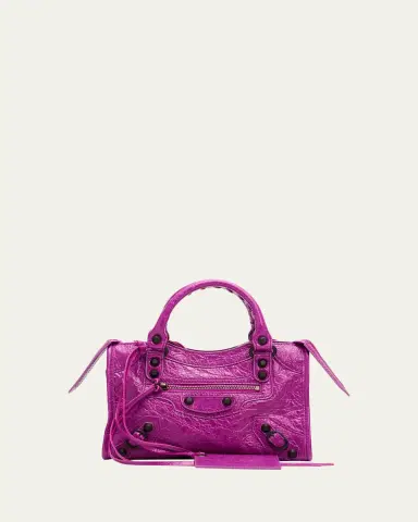 Balenciaga Le City Mini Leather Top-Handle Bag | Thumbnail 6 Balenciaga Le City Mini Leather Top-Handle Bag | Thumbnail 6