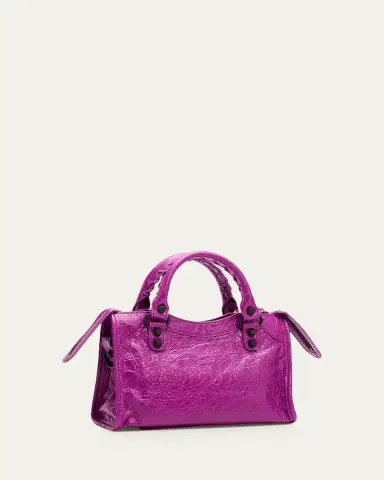 Balenciaga Le City Mini Leather Top-Handle Bag | Thumbnail 7 Balenciaga Le City Mini Leather Top-Handle Bag | Thumbnail 7