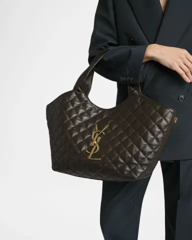 Saint Laurent Icare Medium Tote Bag in Lambskin Leather | Thumbnail 4 Saint Laurent Icare Medium Tote Bag in Lambskin Leather | Thumbnail 4