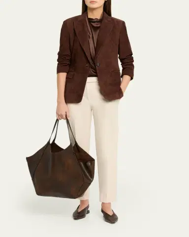 Brunello Cucinelli Slim-Leg Cotton Pants | Thumbnail 2 Brunello Cucinelli Slim-Leg Cotton Pants | Thumbnail 2