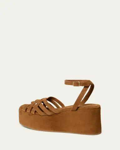 Loeffler Randall 80mm Channing Suede Platform Sandals | Thumbnail 3 Loeffler Randall 80mm Channing Suede Platform Sandals | Thumbnail 3