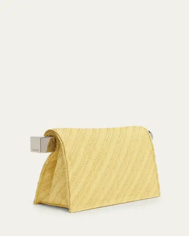 Jacquemus La Pochette Rond Carre Rolled Clutch Bag | Thumbnail 3 Jacquemus La Pochette Rond Carre Rolled Clutch Bag | Thumbnail 3