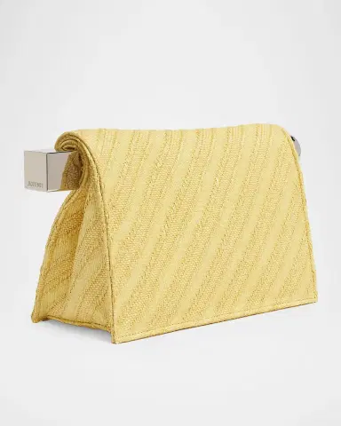 Jacquemus La Pochette Rond Carre Rolled Clutch Bag | Thumbnail 7 Jacquemus La Pochette Rond Carre Rolled Clutch Bag | Thumbnail 7