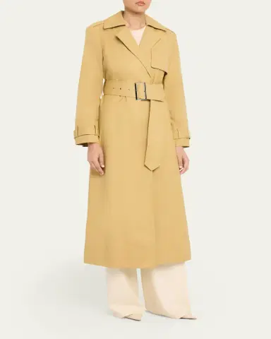 Toccin Declan Classic Belted Trench Coat | Thumbnail 4 Toccin Declan Classic Belted Trench Coat | Thumbnail 4