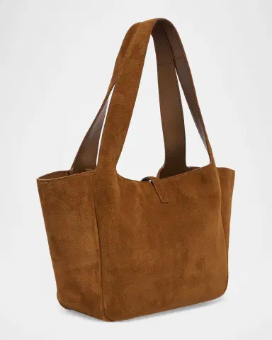 Saint Laurent Le 5 à 7 Bea Small Tote Bag in Suede | Thumbnail 7 Saint Laurent Le 5 à 7 Bea Small Tote Bag in Suede | Thumbnail 7