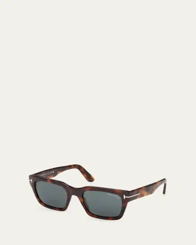 TOM FORD Men's Andy 55mm Acetate Rectangular Sunglasses | Thumbnail 2 TOM FORD Men's Andy 55mm Acetate Rectangular Sunglasses | Thumbnail 2