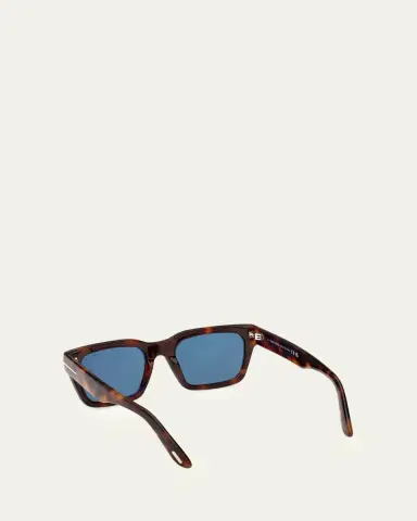 TOM FORD Men's Andy 55mm Acetate Rectangular Sunglasses | Thumbnail 4 TOM FORD Men's Andy 55mm Acetate Rectangular Sunglasses | Thumbnail 4