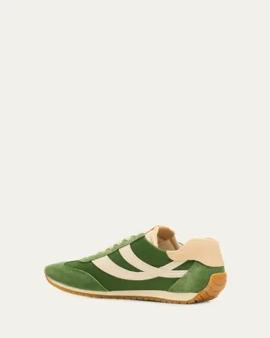Vince Oasis Mixed Leather Retro Sneakers | Thumbnail 4 Vince Oasis Mixed Leather Retro Sneakers | Thumbnail 4