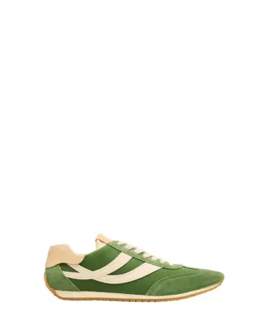 Vince Oasis Mixed Leather Retro Sneakers | Thumbnail 1 Vince Oasis Mixed Leather Retro Sneakers | Thumbnail 1