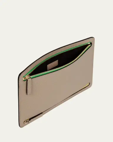 Smythson Panama Leather Multi-Zip Currency Case | Thumbnail 2 Smythson Panama Leather Multi-Zip Currency Case | Thumbnail 2
