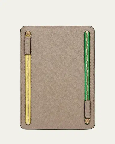 Smythson Panama Leather Multi-Zip Currency Case | Thumbnail 3 Smythson Panama Leather Multi-Zip Currency Case | Thumbnail 3