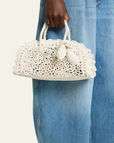Jacquemus Le Petit Turismo Crochet Top-Handle Bag | Thumbnail 2 Jacquemus Le Petit Turismo Crochet Top-Handle Bag | Thumbnail 2