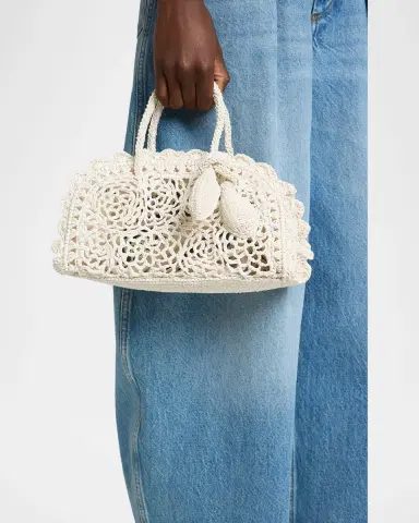 Jacquemus Le Petit Turismo Crochet Top-Handle Bag | Thumbnail 6 Jacquemus Le Petit Turismo Crochet Top-Handle Bag | Thumbnail 6
