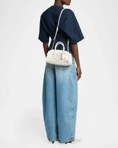 Jacquemus Le Petit Turismo Crochet Top-Handle Bag | Thumbnail 9 Jacquemus Le Petit Turismo Crochet Top-Handle Bag | Thumbnail 9