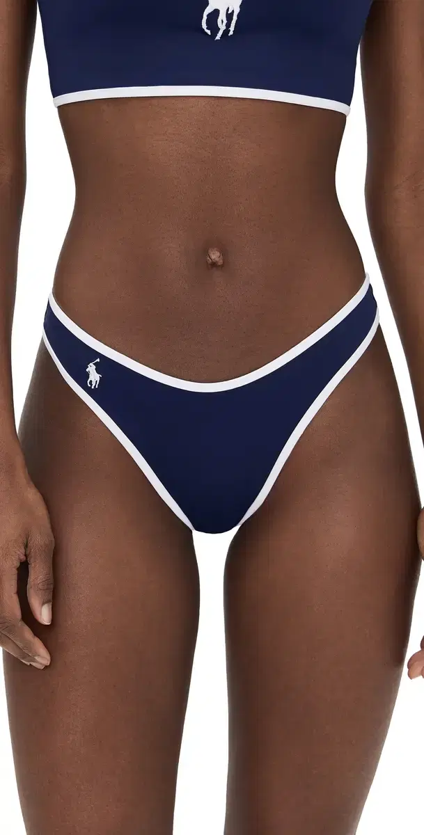 High eg Scoop Bikini Bottoms Navy Blue High eg Scoop Bikini Bottoms Navy Blue