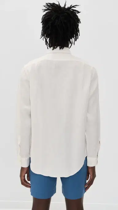 Polo Ralph Lauren Original abel inen Dress Shirt Deckwash White | Thumbnail 3 Polo Ralph Lauren Original abel inen Dress Shirt Deckwash White | Thumbnail 3