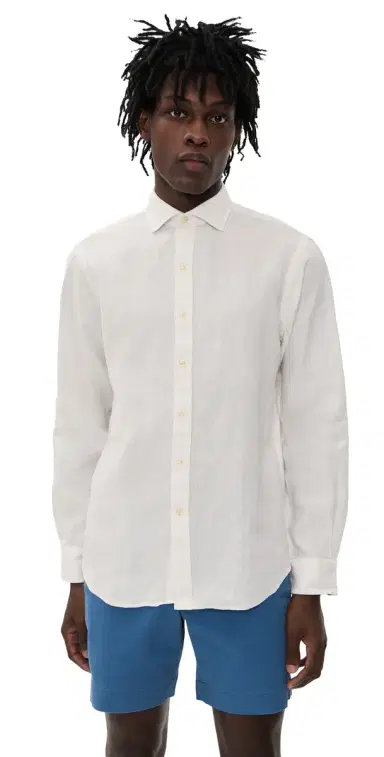 Polo Ralph Lauren Original abel inen Dress Shirt Deckwash White | Thumbnail 1 Polo Ralph Lauren Original abel inen Dress Shirt Deckwash White | Thumbnail 1