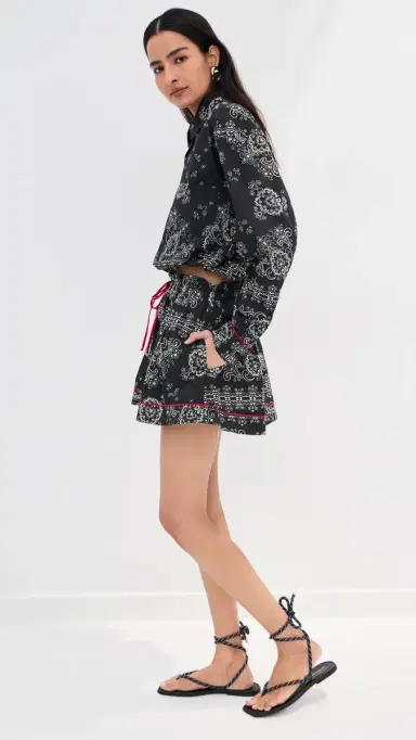LE BOP Madeline Skirt Black Bandana | Thumbnail 4 LE BOP Madeline Skirt Black Bandana | Thumbnail 4