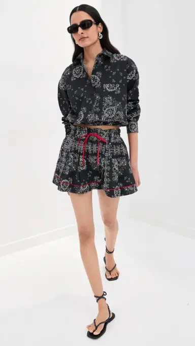 LE BOP Madeline Skirt Black Bandana | Thumbnail 5 LE BOP Madeline Skirt Black Bandana | Thumbnail 5