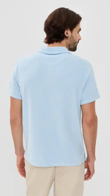 Fair Harbor Ravello Terry Polo ight Blue | Thumbnail 3 Fair Harbor Ravello Terry Polo ight Blue | Thumbnail 3