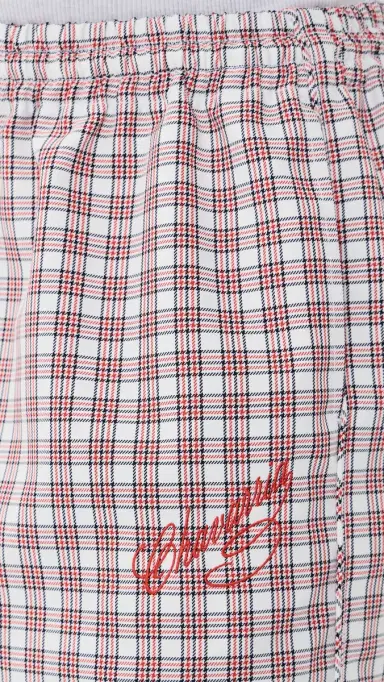 Willy Chavarria Ruff Rider Track Pants Red/White Picnic Plaid | Thumbnail 6 Willy Chavarria Ruff Rider Track Pants Red/White Picnic Plaid | Thumbnail 6