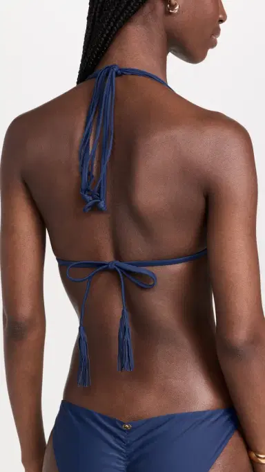 PQ Swim Isla Triangle Bikini Top Navy | Thumbnail 3 PQ Swim Isla Triangle Bikini Top Navy | Thumbnail 3