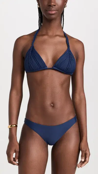 PQ Swim Isla Triangle Bikini Top Navy | Thumbnail 5 PQ Swim Isla Triangle Bikini Top Navy | Thumbnail 5