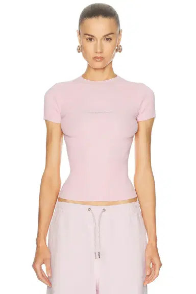 Alexander Wang Short Sleeve Crewneck Top | Thumbnail 1 Alexander Wang Short Sleeve Crewneck Top | Thumbnail 1