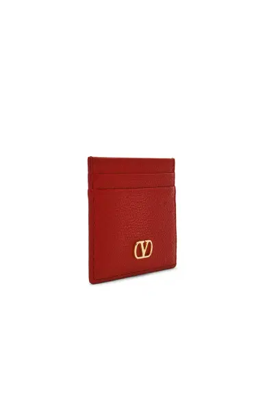 Valentino Garavani V Logo Signature Card Holder | Thumbnail 3 Valentino Garavani V Logo Signature Card Holder | Thumbnail 3