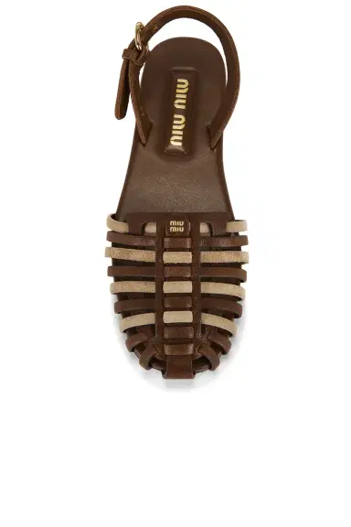 Miu Miu Ballerine Slingback Flat | Thumbnail 4 Miu Miu Ballerine Slingback Flat | Thumbnail 4