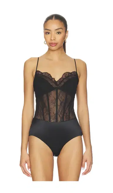 Simkhai Angelina Lace Bustier Bodysuit | Thumbnail 2 Simkhai Angelina Lace Bustier Bodysuit | Thumbnail 2