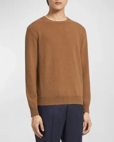 ZEGNA Men's Oasi Cashmere Crewneck Sweater | Thumbnail 2 ZEGNA Men's Oasi Cashmere Crewneck Sweater | Thumbnail 2