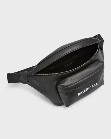 Balenciaga Men's Everyday Leather Belt Bag | Thumbnail 2 Balenciaga Men's Everyday Leather Belt Bag | Thumbnail 2