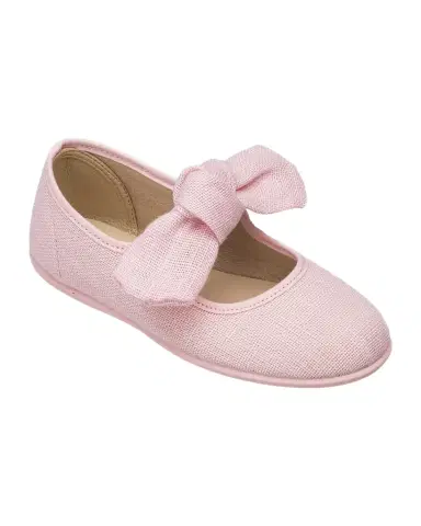 Elephantito Girl's Linen Mary Jane Flats, Baby/Toddler/Kids | Thumbnail 1 Elephantito Girl's Linen Mary Jane Flats, Baby/Toddler/Kids | Thumbnail 1