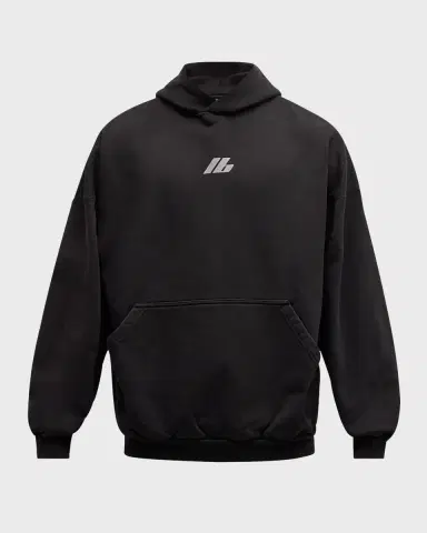 Balenciaga Men 's Activewear Oversized Hoodie | Thumbnail 2 Balenciaga Men 's Activewear Oversized Hoodie | Thumbnail 2