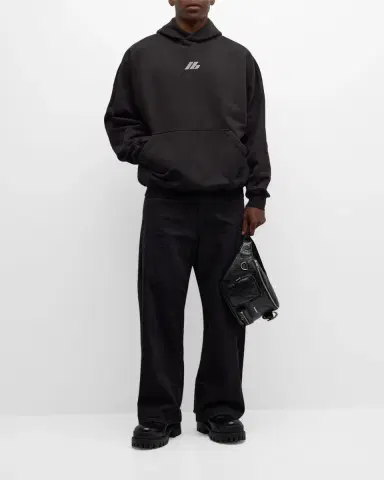 Balenciaga Men 's Activewear Oversized Hoodie | Thumbnail 3 Balenciaga Men 's Activewear Oversized Hoodie | Thumbnail 3