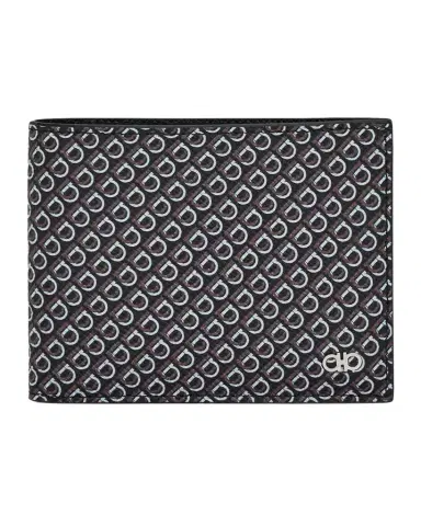 Ferragamo Men 's Micro Gancio Leather Bifold Wallet | Thumbnail 1 Ferragamo Men 's Micro Gancio Leather Bifold Wallet | Thumbnail 1